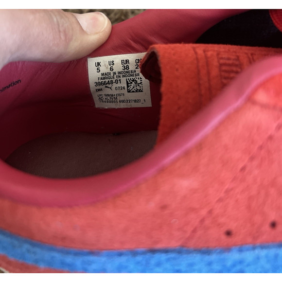 Puma x One Piece Buggy Suede Red Blue Sneaker 6 Collab Limited Edition Men - Picture 4 of 10